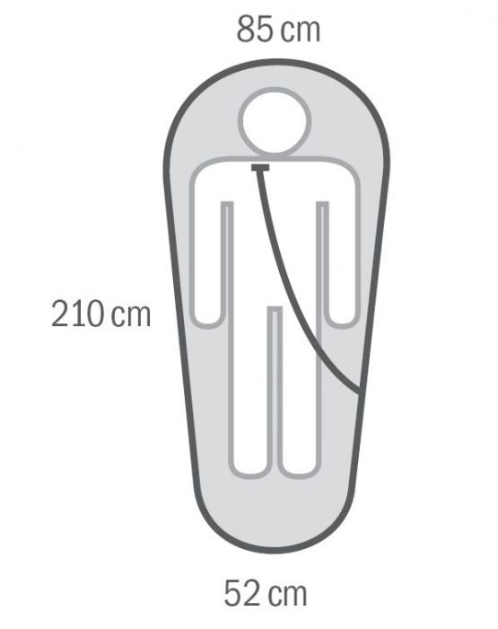 Спальный мешок EMOTION -22С, 210х85, правый