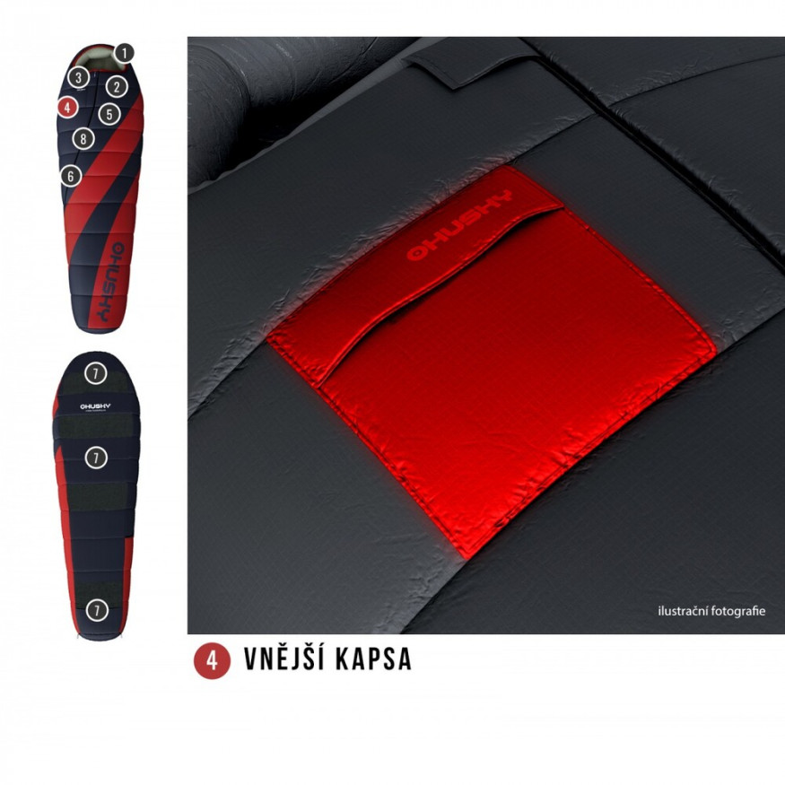 Спальный мешок EMOTION -22С, 210х85, правый